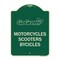Signmission Go Green Go Green Motorcycles Scooters Bicycles Heavy-Gauge Aluminum Sign, 24" x 18", G-1824-23934 A-DES-G-1824-23934 - alternate 1